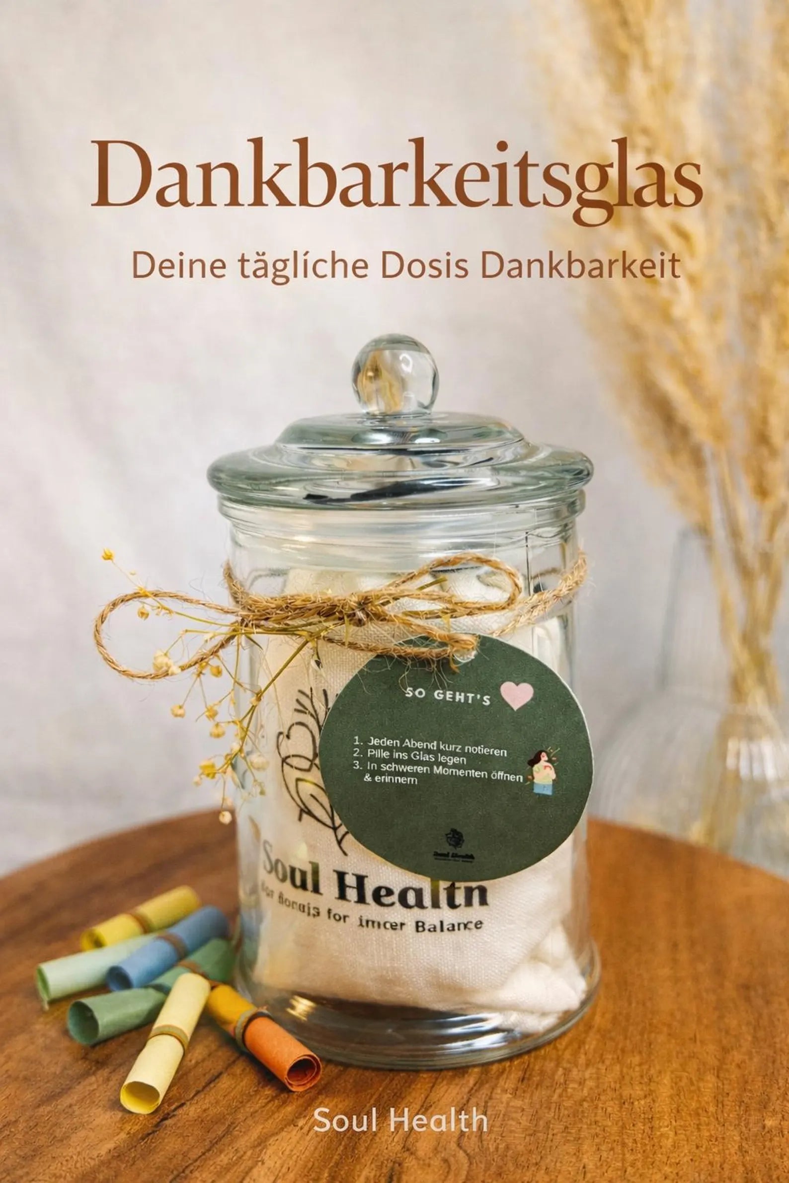 Dankbarkeitsglas